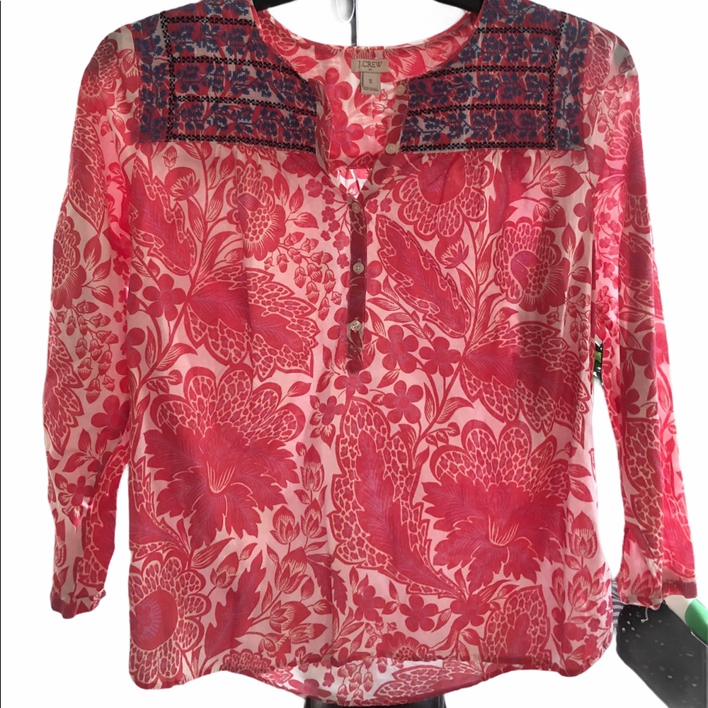 J Crew Tunic Blouse